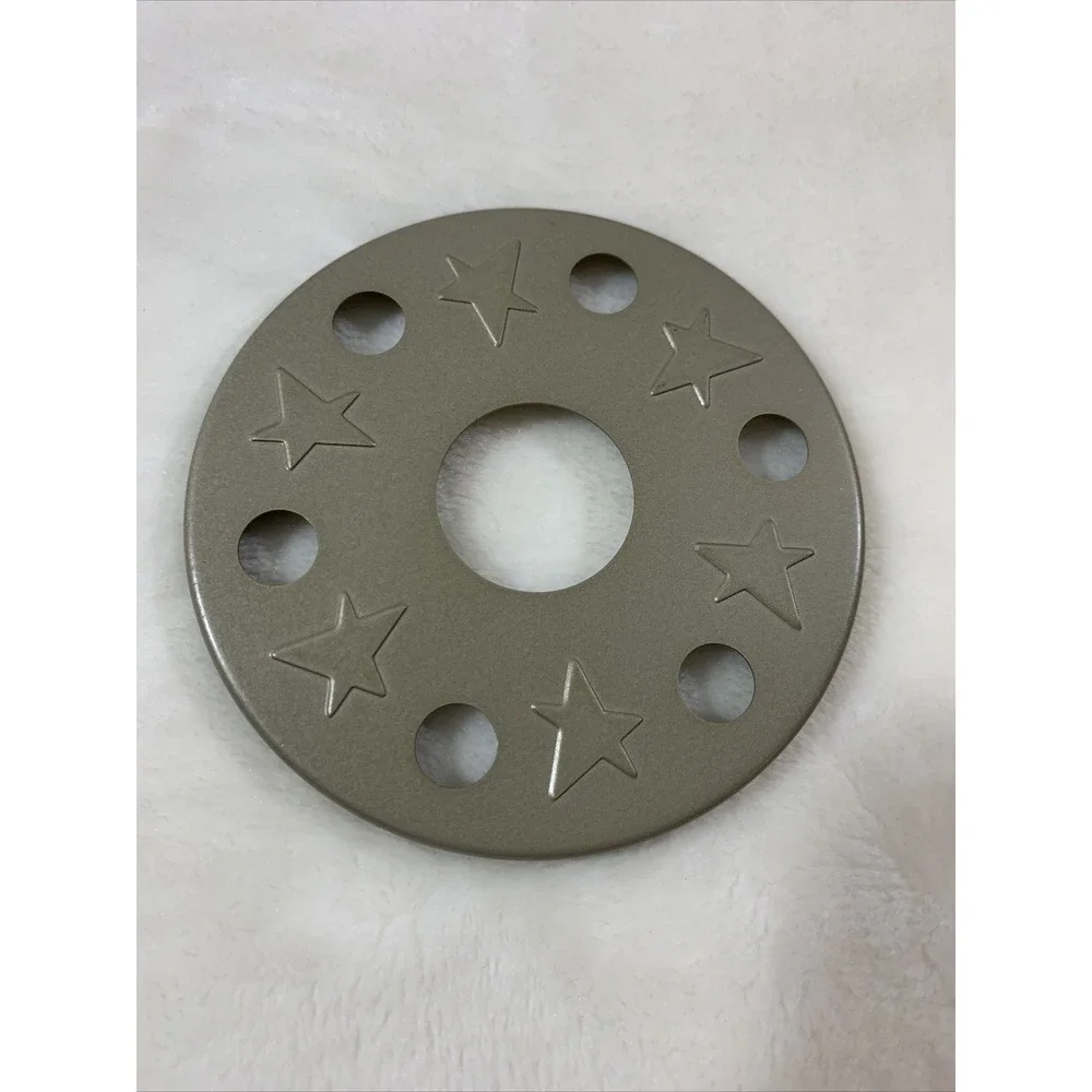 Two (2) Home Interiors‎ Candle Capper Topper Venting Plate 3.5
